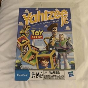 100% COMPLETE Yahtzee Jr. Disney Pixar Toy Story Edition Parker Brothers Game